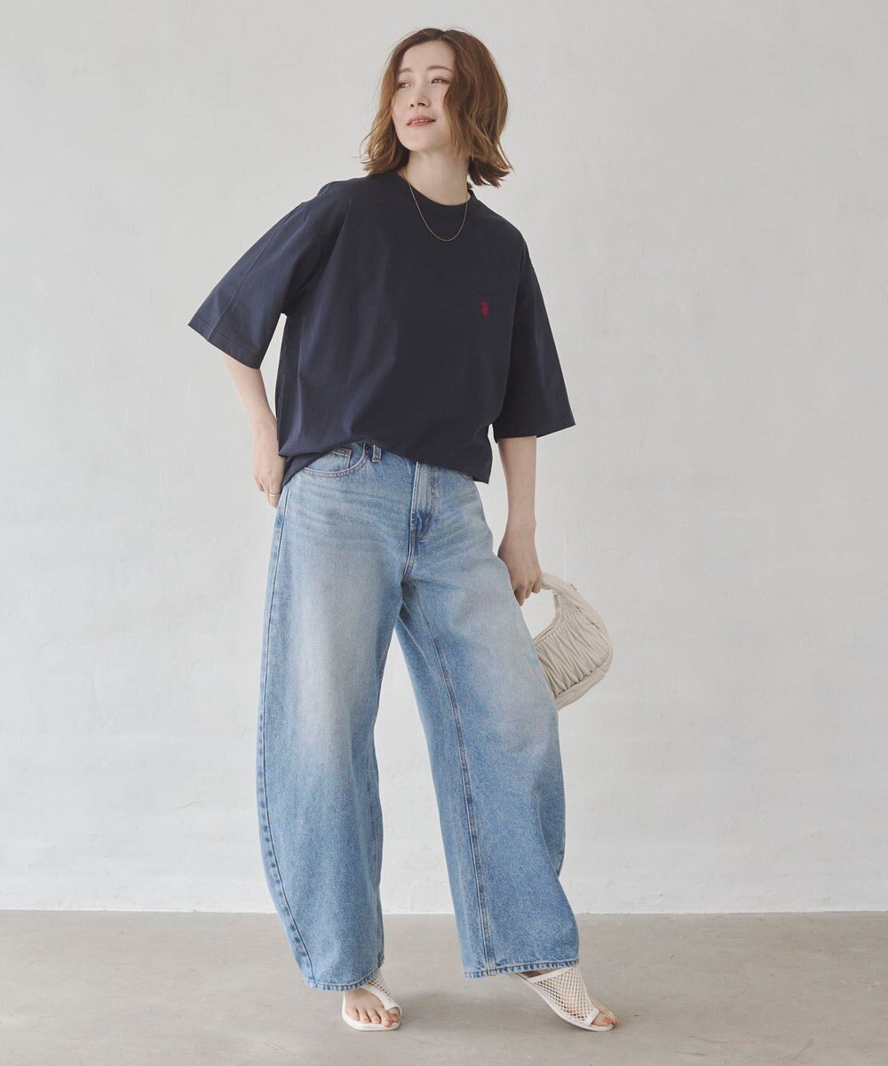 WEGO 【ユニセックス着用ITEM/MLサイズ展開】U.S. POLO ASSN.別注 接触冷感T（SS） 