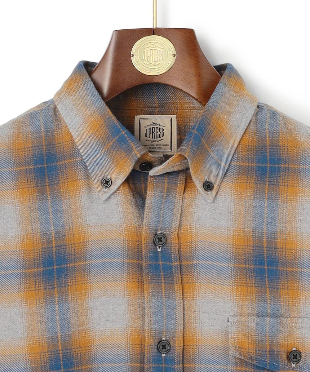 J.PRESS MEN 【WEB・一部店舗限定】チェックフランネル シャツ / B.D. 