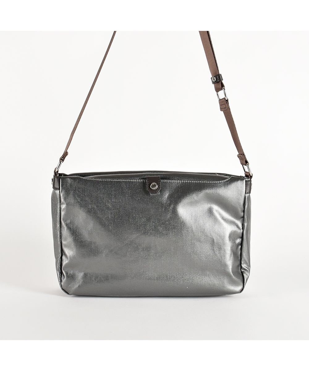 LA BAGAGERIE コーティングキャンバス ショルダーバッグ 