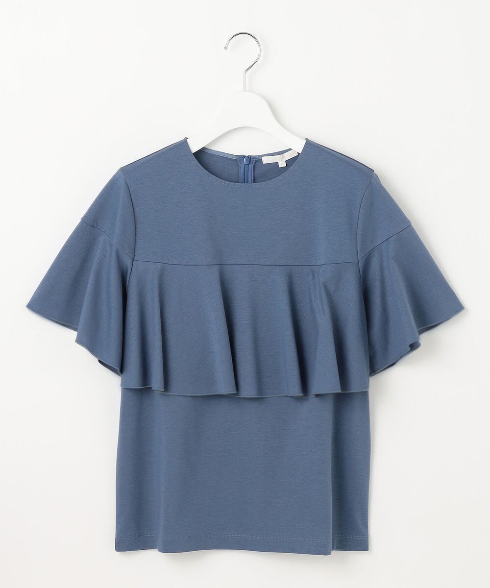 自由区 S 【接触冷感・UVカット・吸水速乾・抗菌防臭・洗える】ハイツイストポンチフレアディティール カットソー 