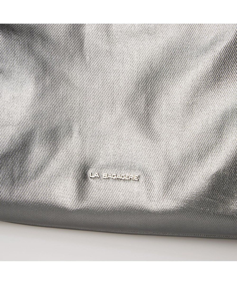 LA BAGAGERIE コーティングキャンバス ショルダーバッグ 