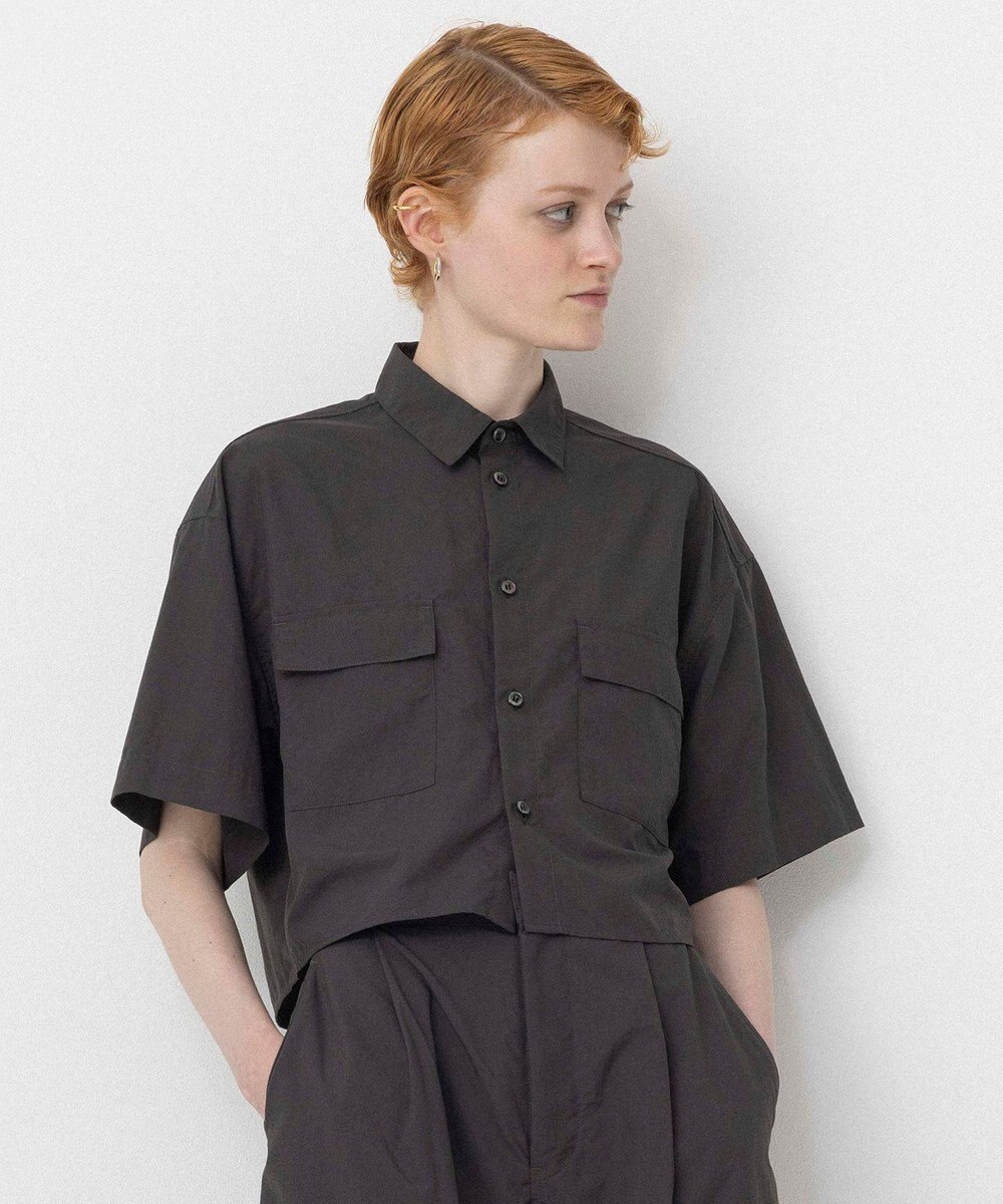 NAVE 【ReNAVE・洗える/撥水加工/接触冷感/UVケア/セットアップ】ナイロンタスラン シャツ 