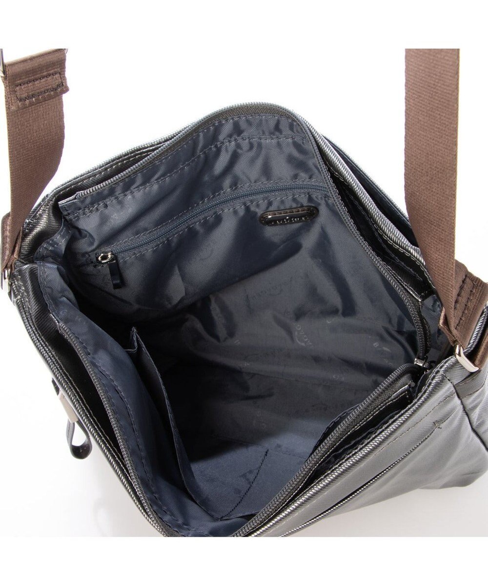 LA BAGAGERIE コーティングキャンバス ショルダーバッグ 