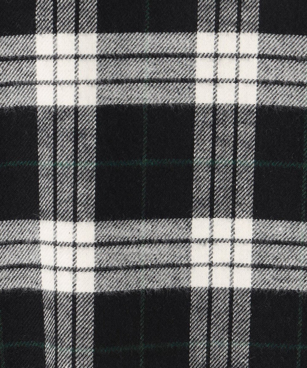 23区 L 【洗える】ブラッシュド ビエラチェック シャツ 