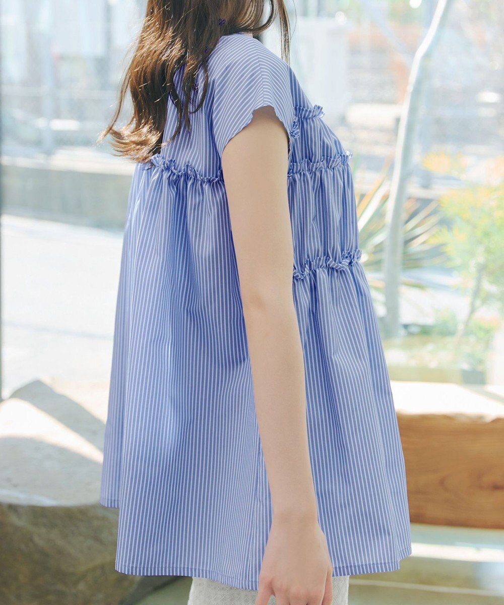 Tiaclasse L フリルティアードチュニック 