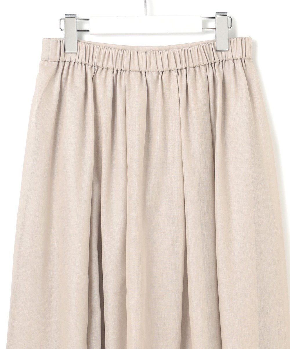 23区 S 【洗える】ソフトシアーフィルム タック スカート 