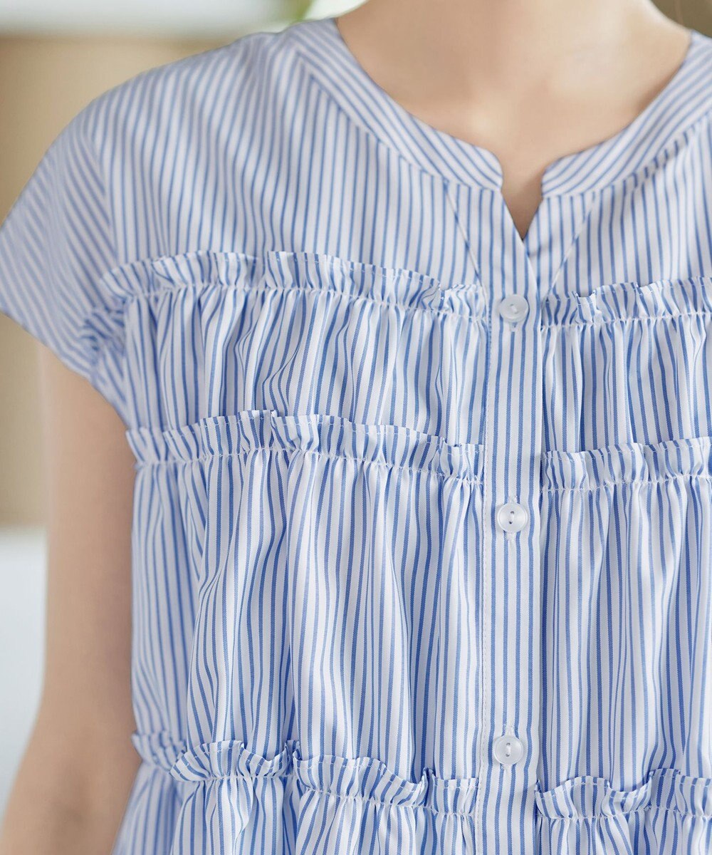 Tiaclasse L フリルティアードチュニック 