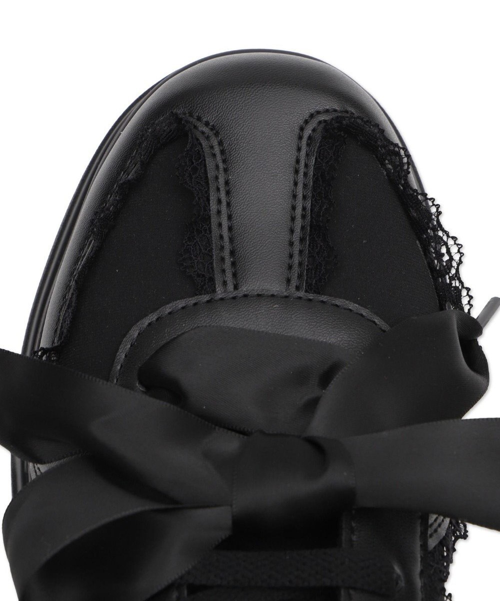 WEGO ダブルリボンフリルスニーカー 