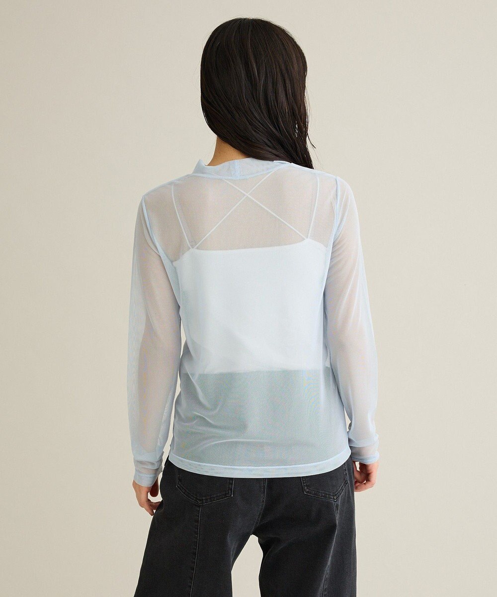 CRAFT STANDARD BOUTIQUE シアーメッシュロングスリーブインナー 