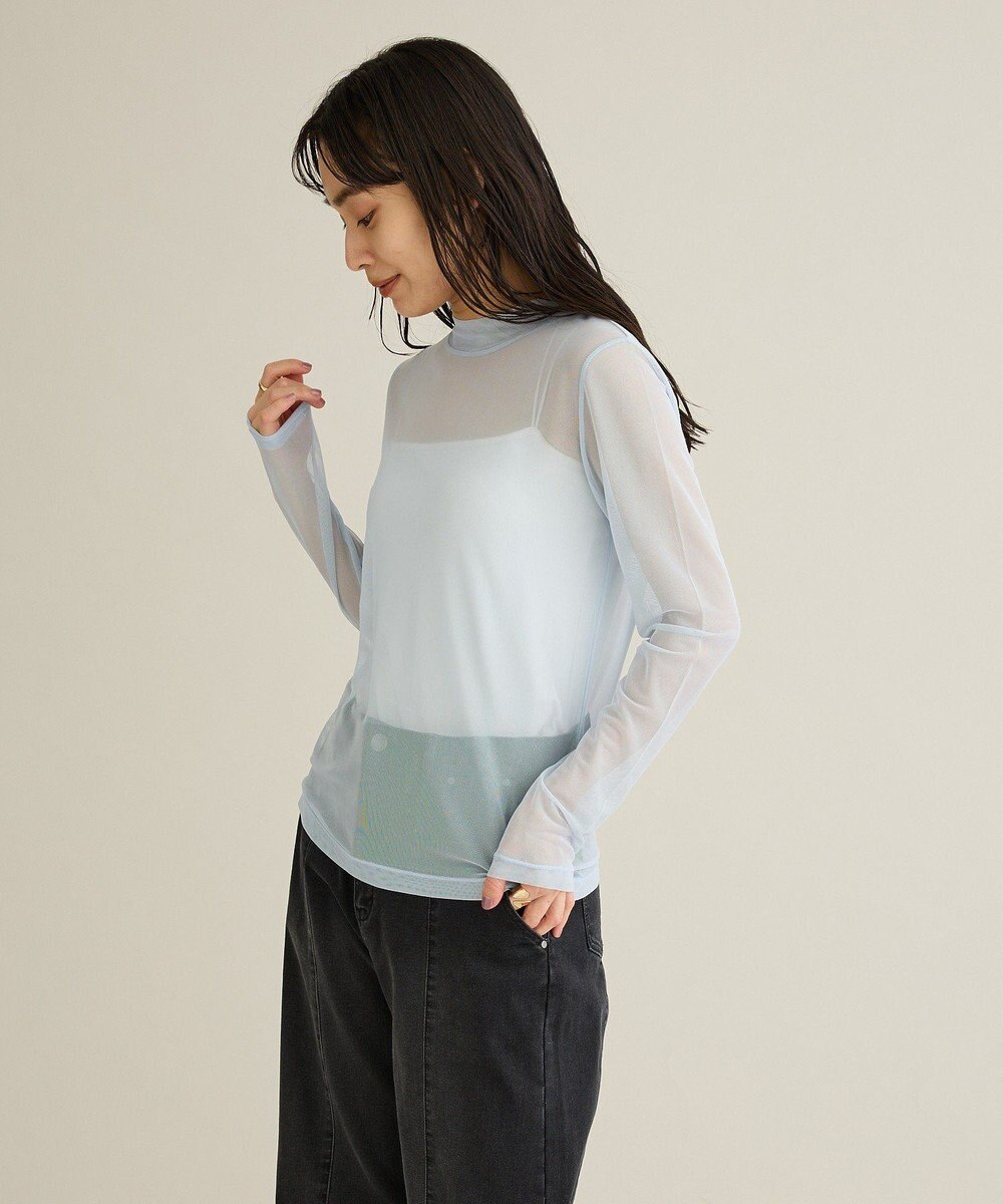 CRAFT STANDARD BOUTIQUE シアーメッシュロングスリーブインナー 