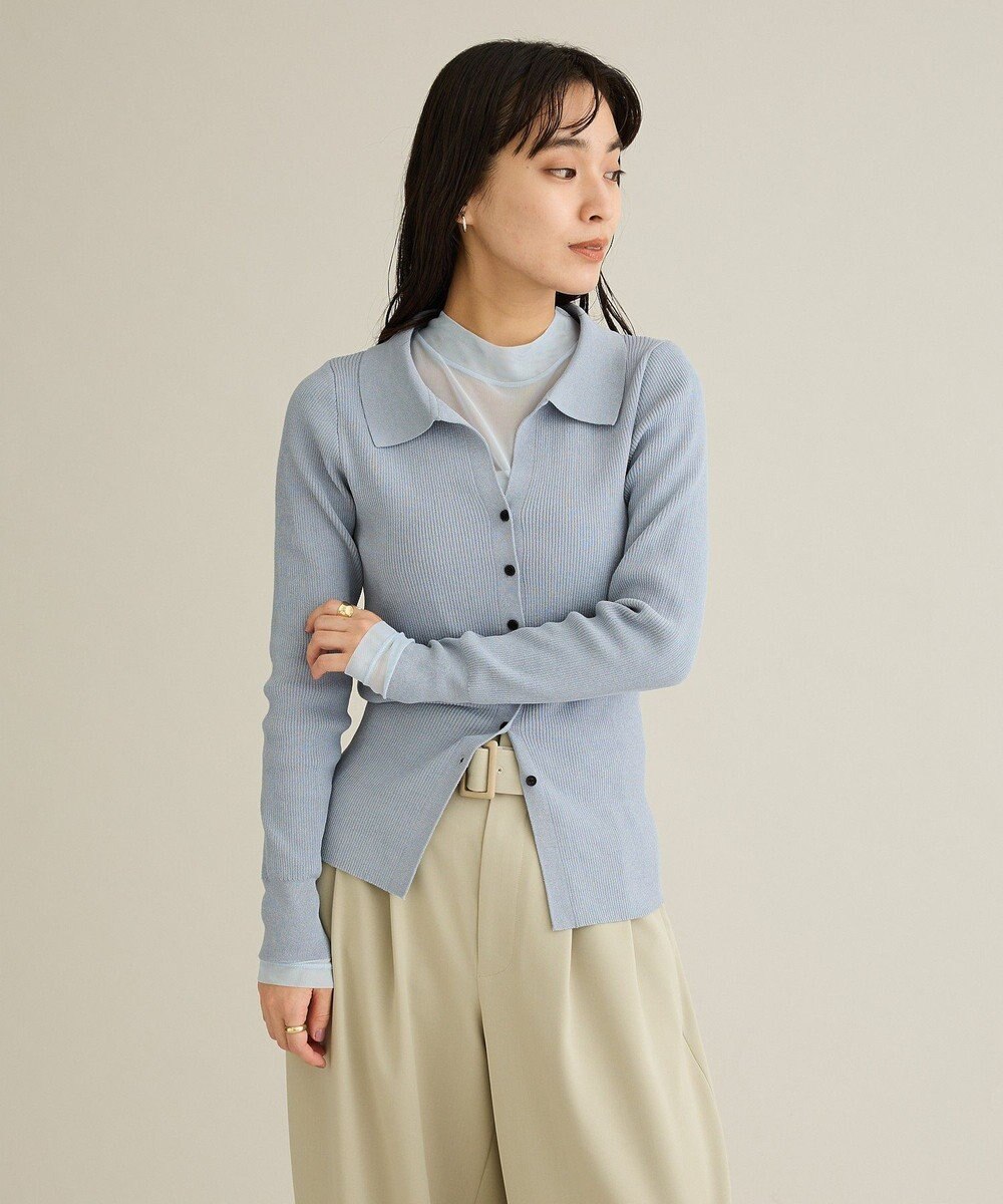 CRAFT STANDARD BOUTIQUE シアーメッシュロングスリーブインナー 