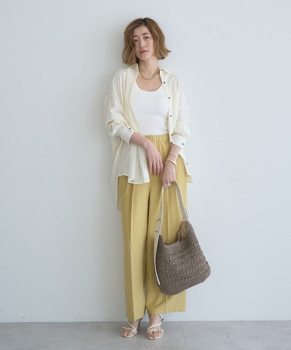 YECCA VECCA リラックスイージーワイドパンツ 