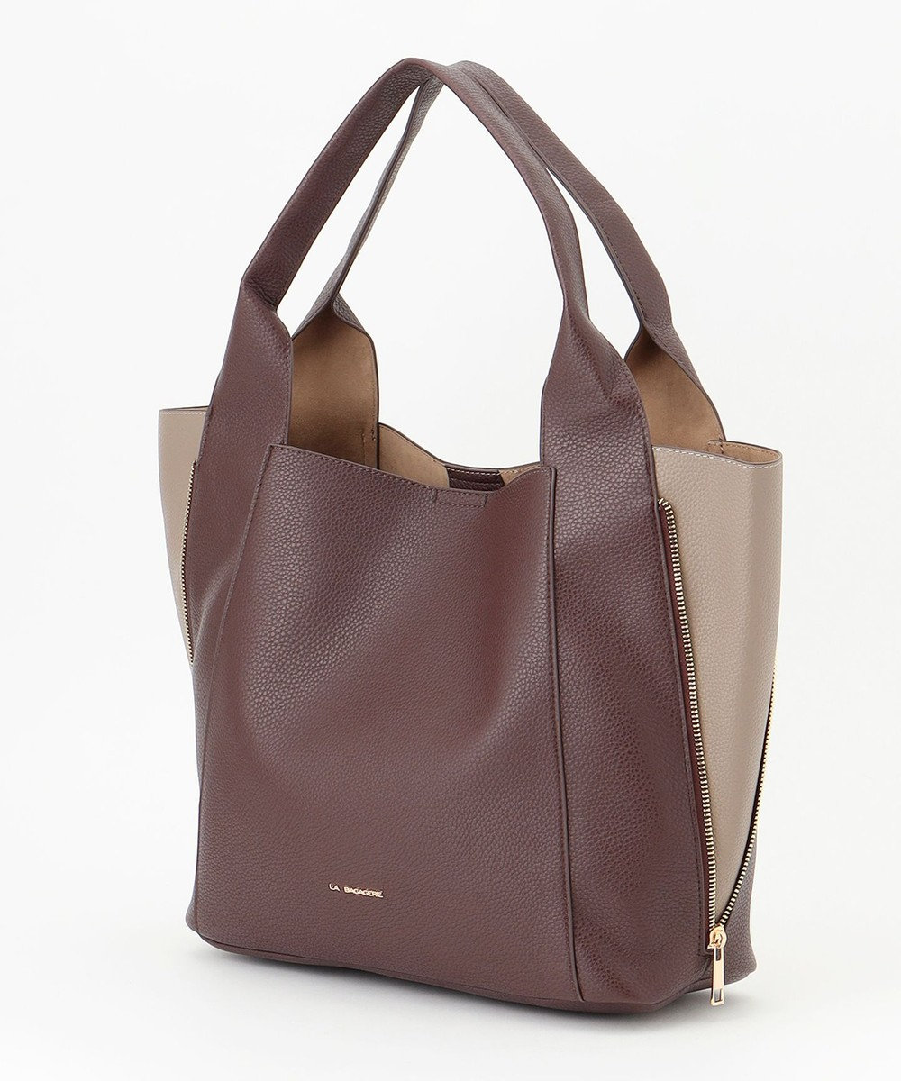 LA BAGAGERIE コンビカラー　ライトウェイトトート 