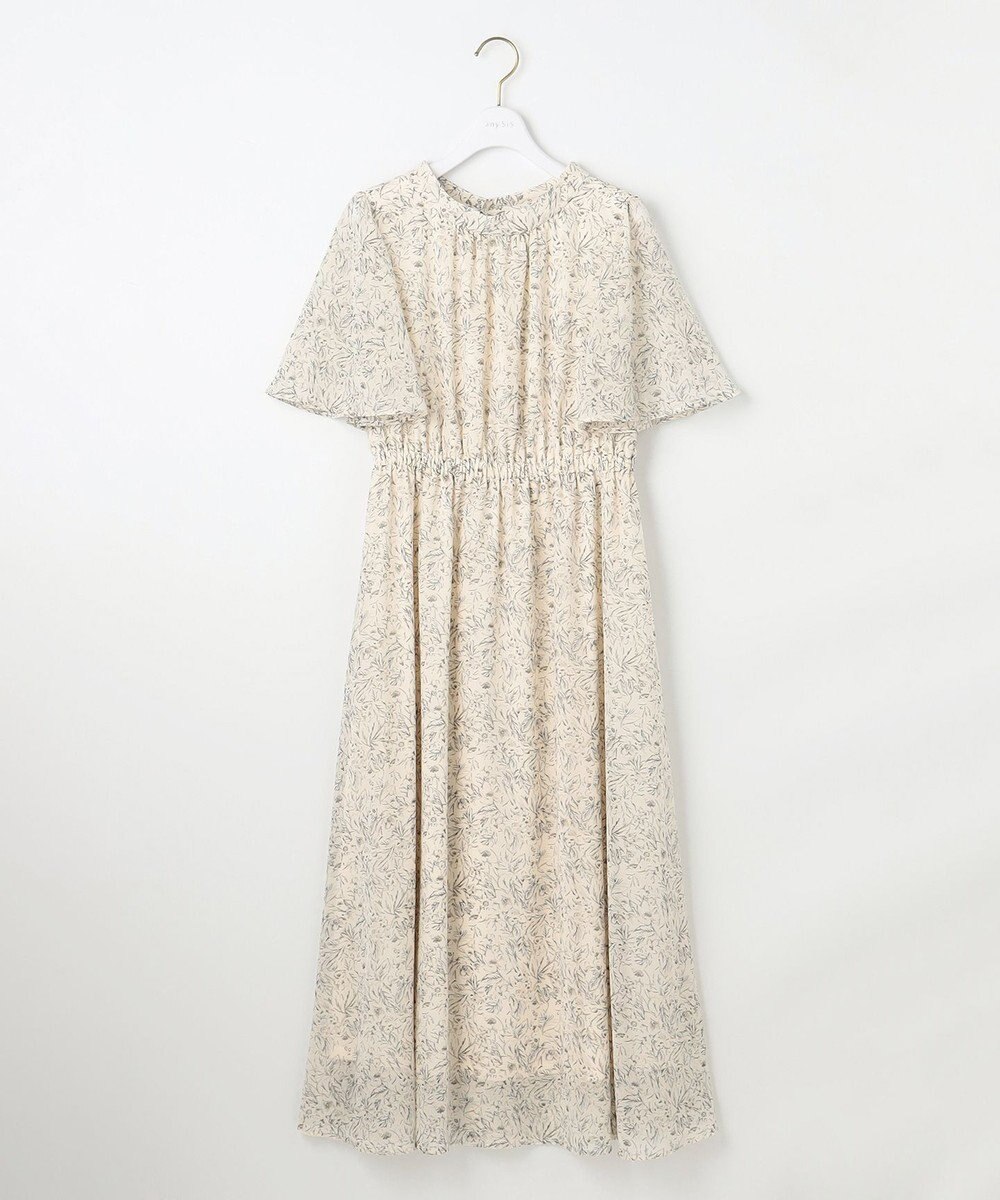 ANY SIS L 【洗える】プリント ワンピース 