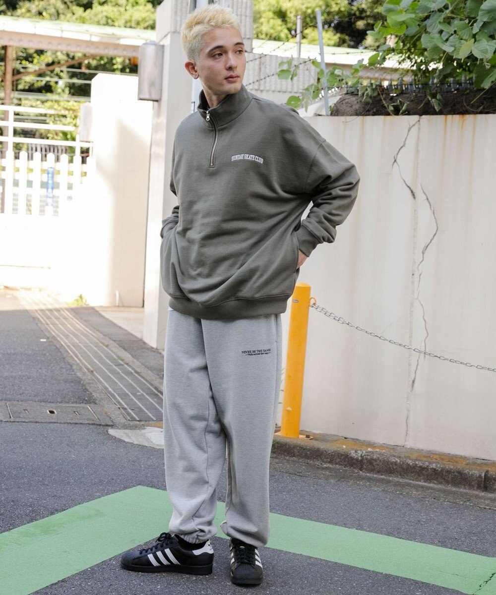 WEGO ヘビーウエイトハーフZIPワンポイントPO 