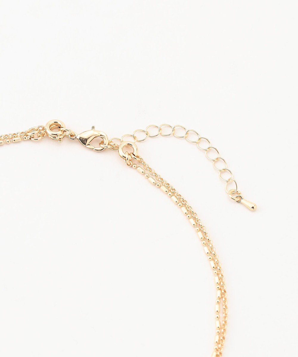 組曲 パールライクエンドノットレイヤード ネックレス 