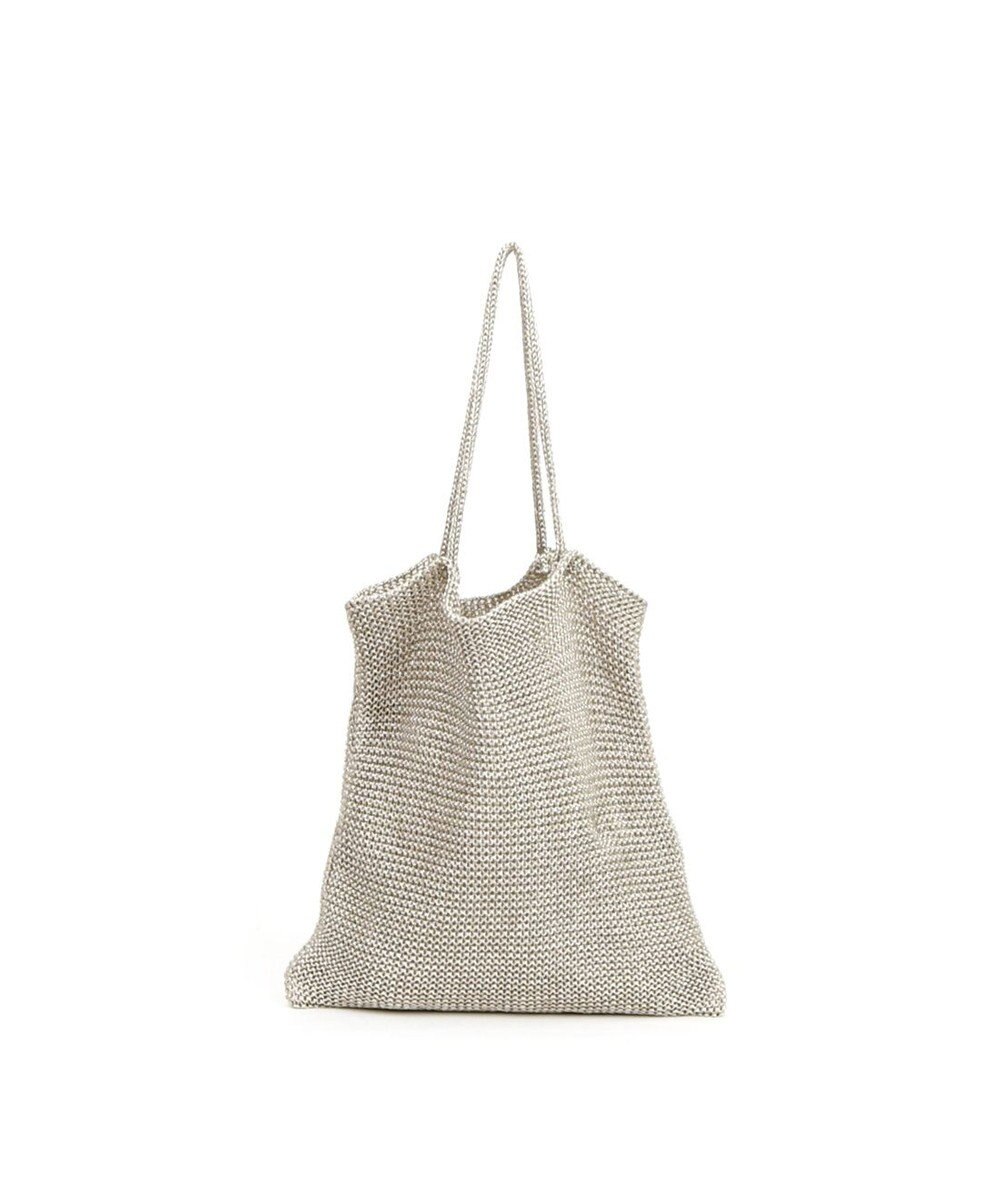 UNBILLION カシュカシュ cachecache / ラメ糸編みトートバッグ 