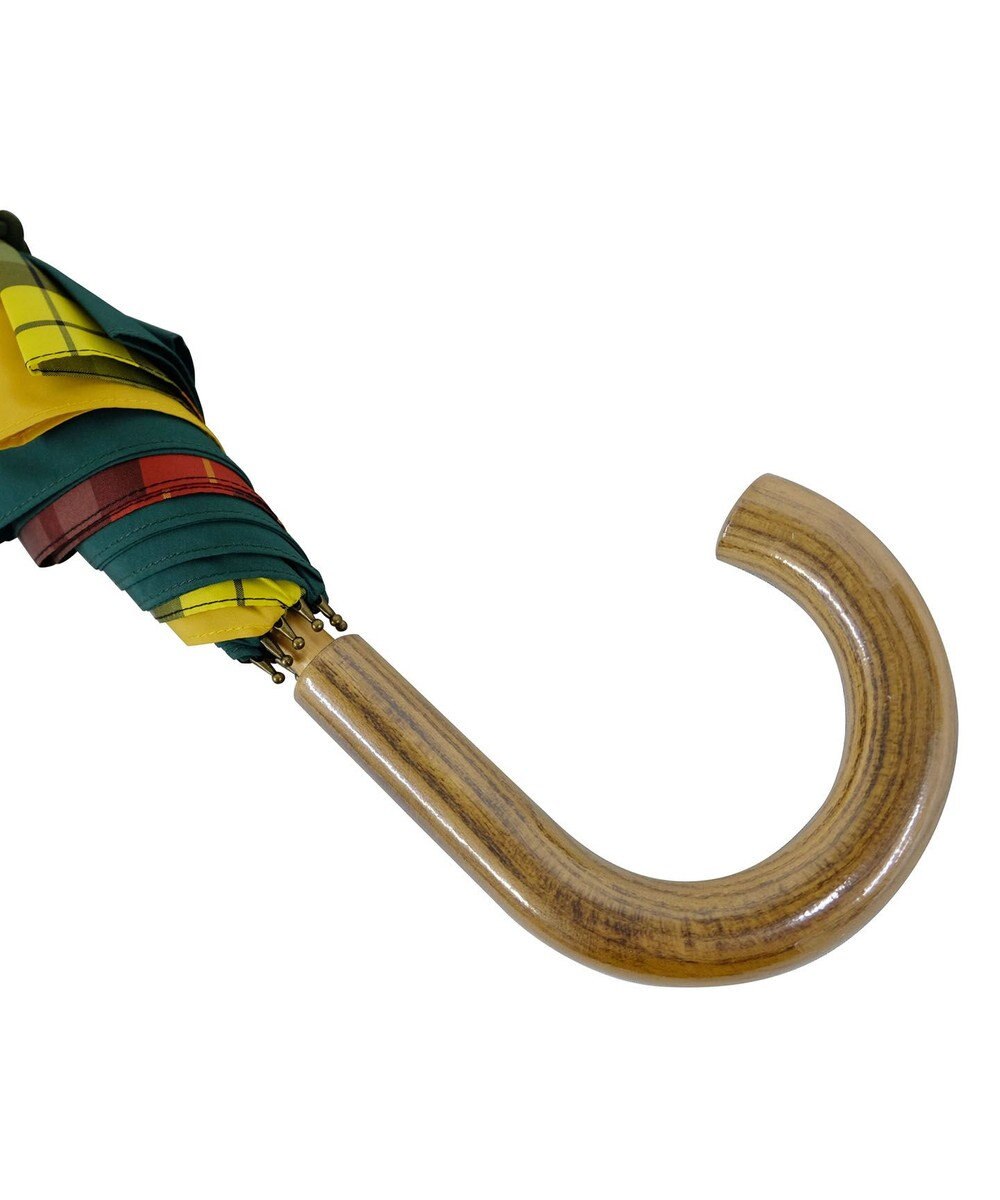 +RING レディース向け プラスリング 晴雨兼用（長ショート） GRN-CHK T1245 