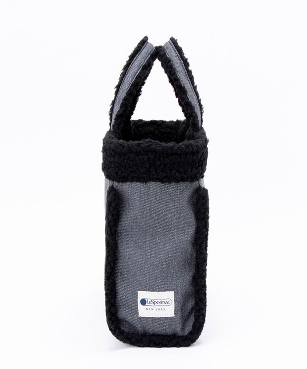 LeSportsac SMALL TWO WAY DENIM TOTE/ブラックデニム/ブラックシェルパ 