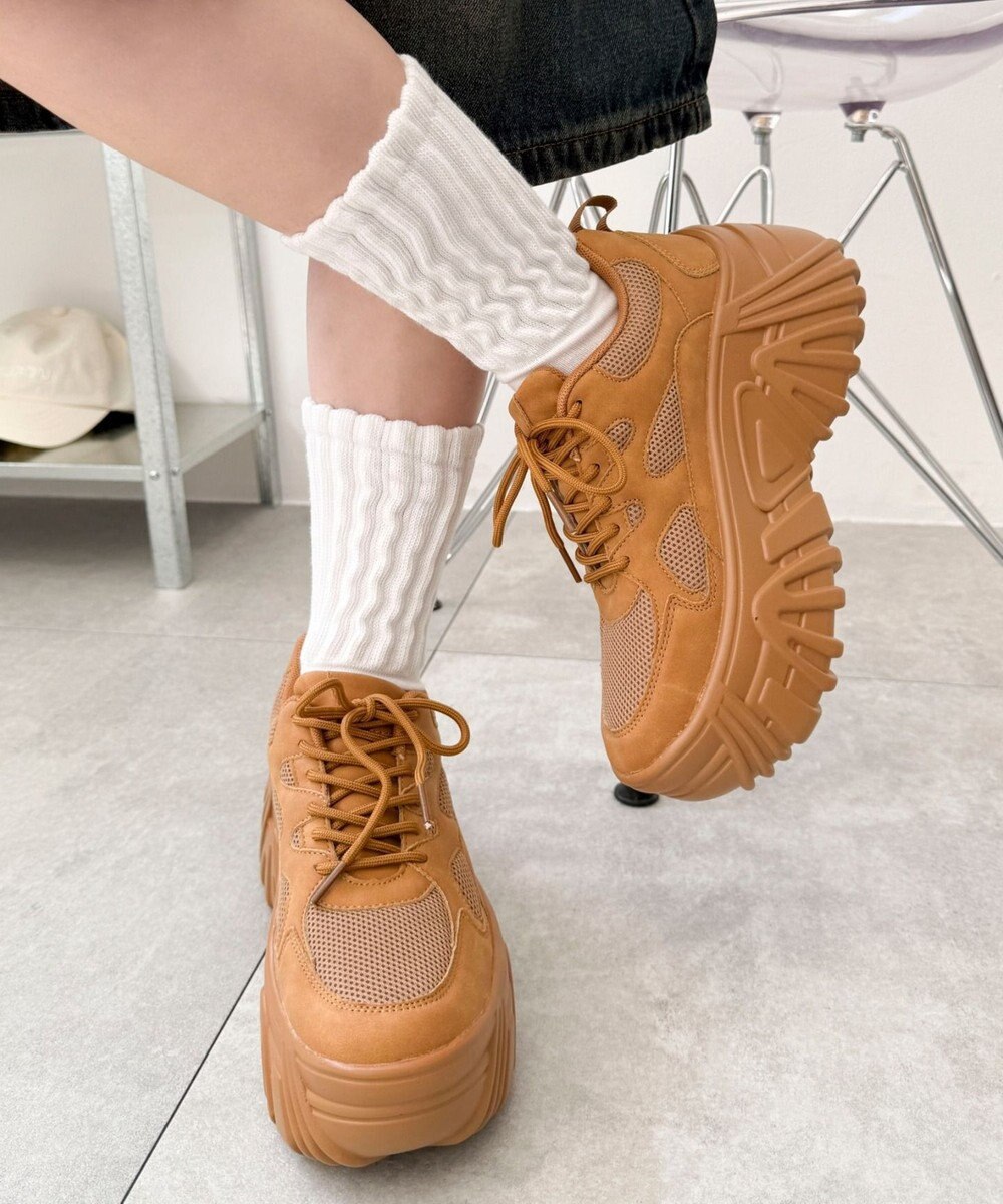 WEGO 【SMLサイズ展開】ボリュームスニーカー 