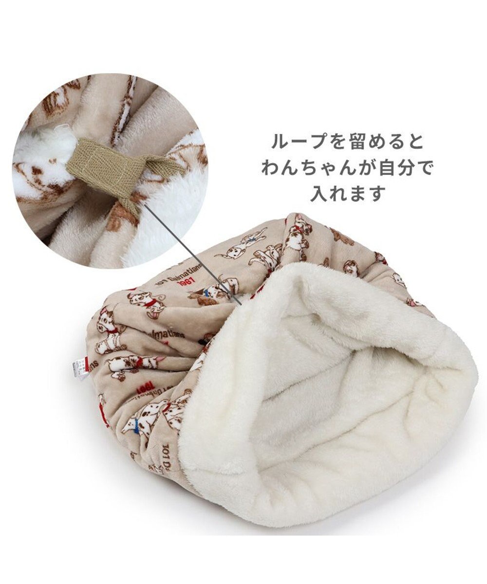 PET PARADISE ディズニー 101匹わんちゃん 筒形寝袋 遠赤外線 《風船柄》 35cm×50cm 