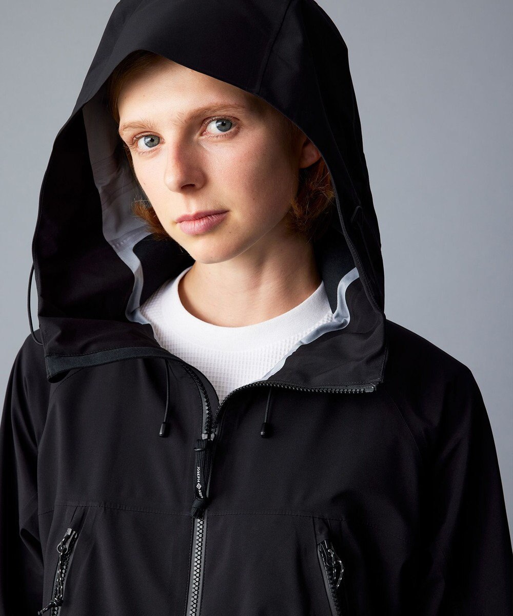 JOSEPH ABBOUD MOUNTAIN 【ECO撥水/耐水性/透湿防水素材/ストレッチ/軽量】ボイルドポリエステル3レイヤー マウンテンパーカー 