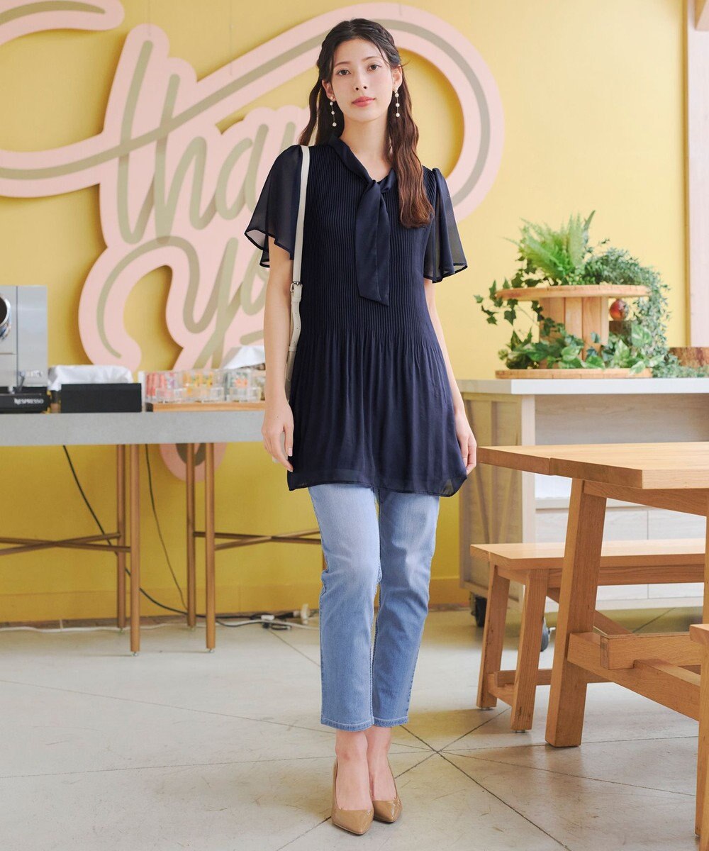 Tiaclasse L 【洗える・ストレッチ】デニムパンツ 