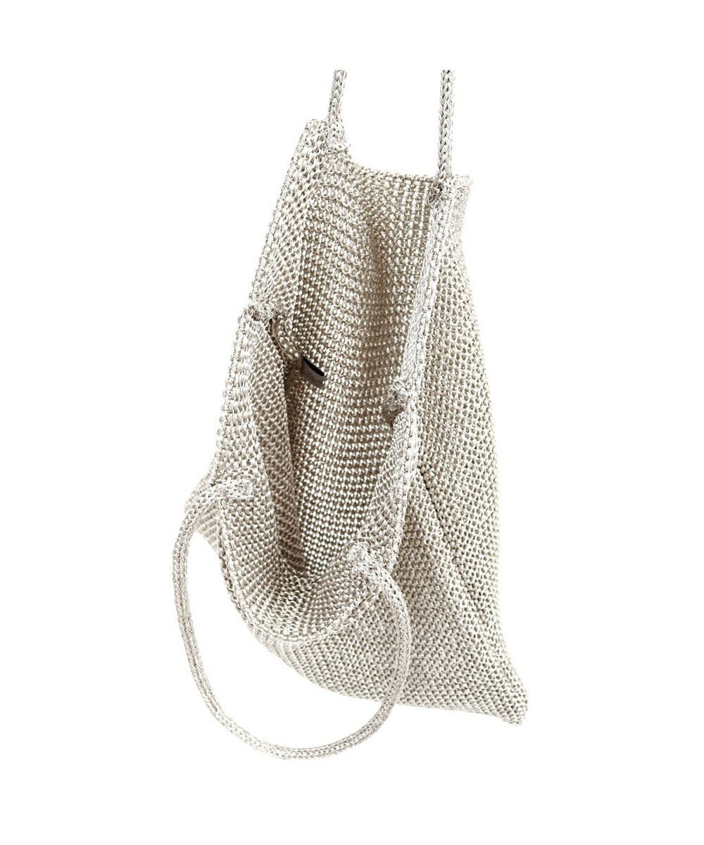 UNBILLION カシュカシュ cachecache / ラメ糸編みトートバッグ 