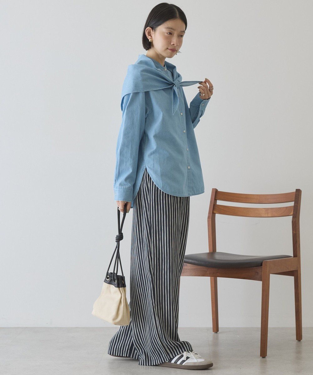 AMERICAN HOLIC スカーフセットデニムシャツ 