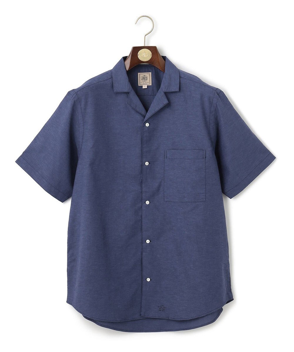 J.PRESS MEN 【HYBRID LINEN】オープンカラーシャツ 