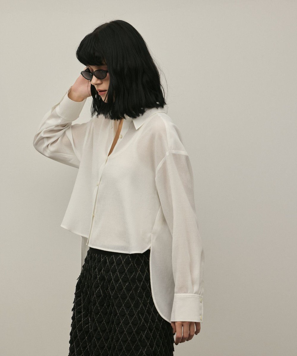 GRACE CONTINENTAL バックフレアシャツ 