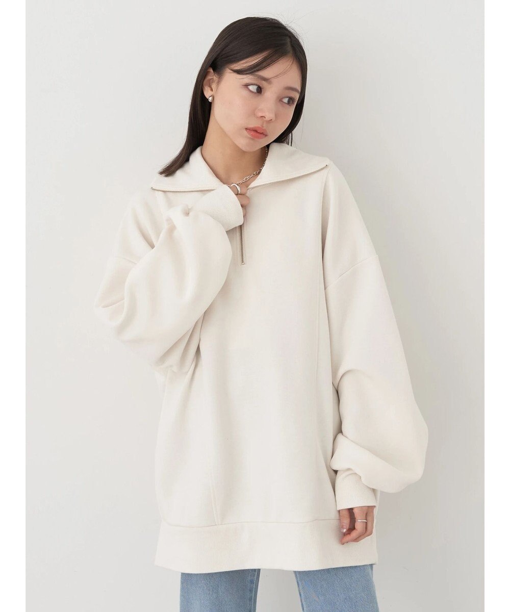 earth music&ecology スタンドｚｉｐダンボールチュニック 