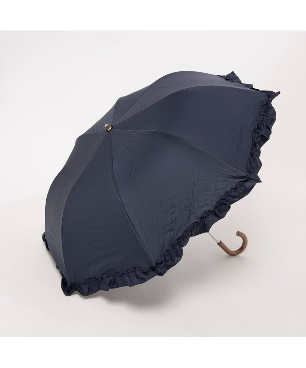 UNBILLION カシュネ cachenez / PUビッグフリルトップレス2段折りたたみ傘 