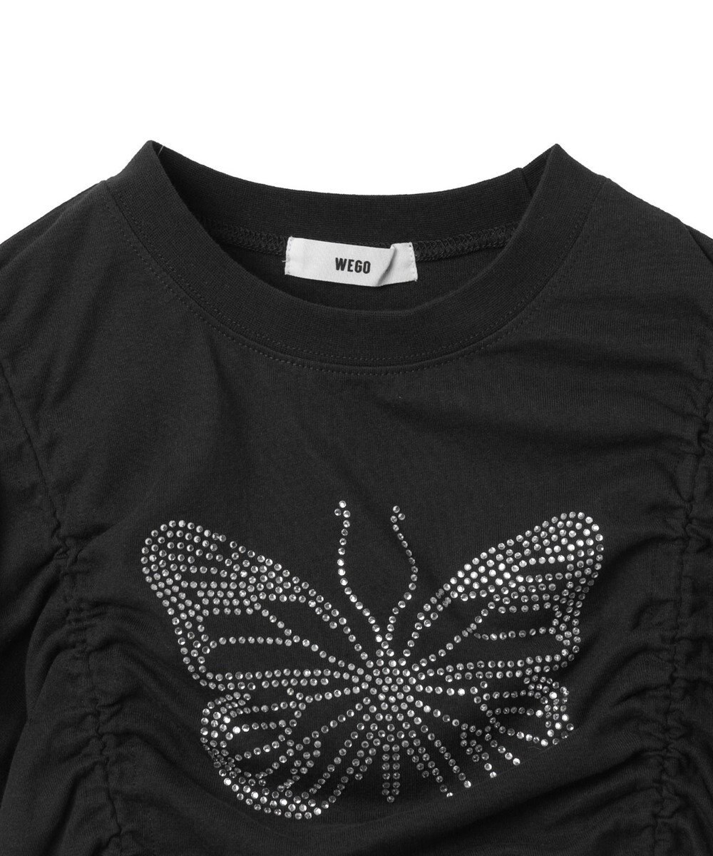 WEGO バタフライドロストラインストーンT 