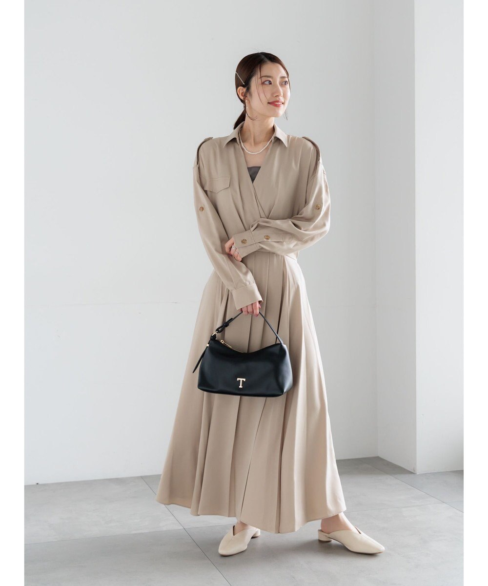 Te chichi トレンチカシュクールワンピース《2026 spring catalog item》 