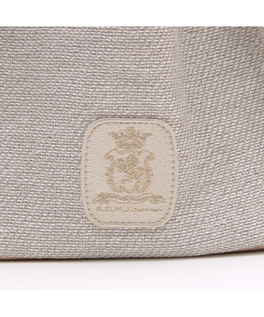 A.D.M.J. 【ファブリック】リネンラメクロス/前金具付トート32cm(Dカン＋)リネンラメクロス/前金具付トート40cm(Dカン＋) 