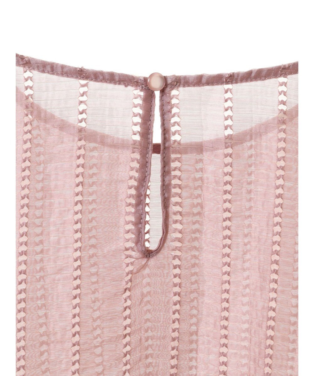 earth music&ecology キャンディースリーブシアーブラウス 