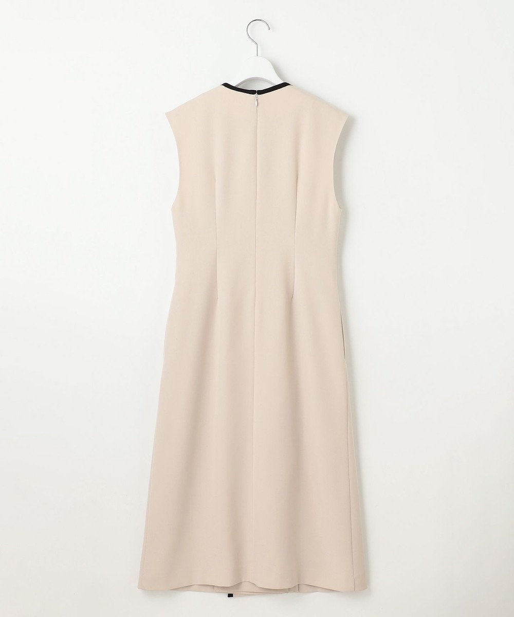 Feroux 【洗える】バイカラートリム ジャンパースカート 