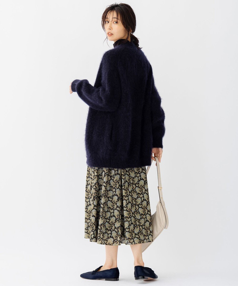 23区 リッチモヘア Vネック カーディガン 