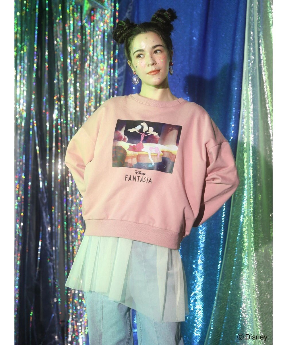 Green Parks ＦＡＮＴＡＳＩＡ／プリント裏毛プルオーバー 