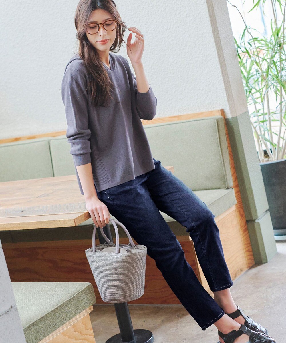 Tiaclasse L 【洗える・ストレッチ】デニムパンツ 