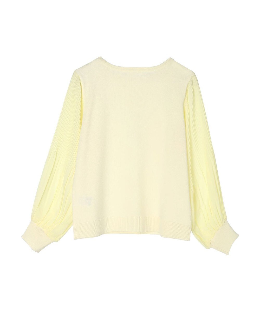 Green Parks プリーツ袖ニットプルオーバー 