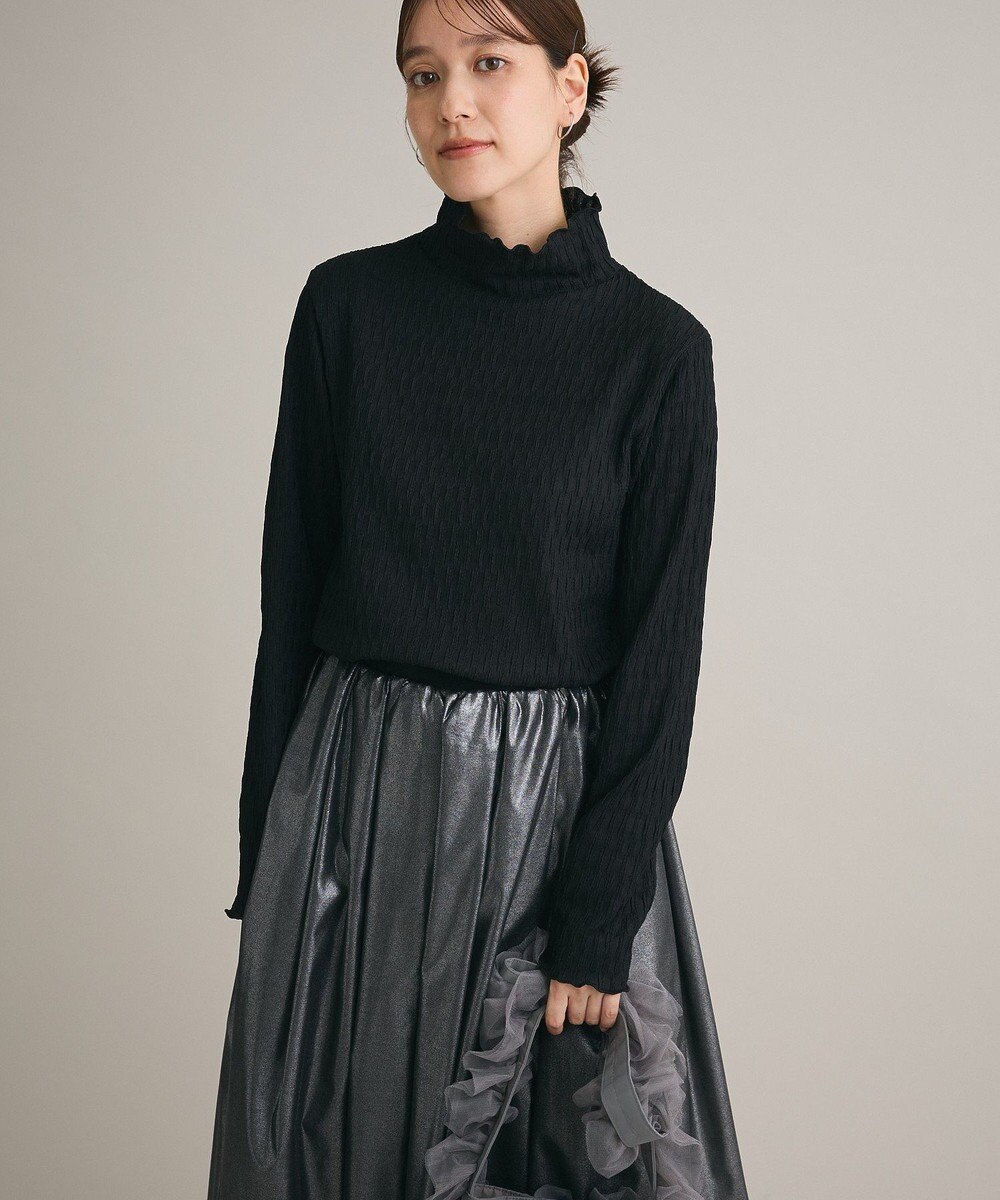 Green Parks ・Ｐｅｔｉｔ　Ｆｌｅｕｒ　ジャカードハイネックロンＴＥ 