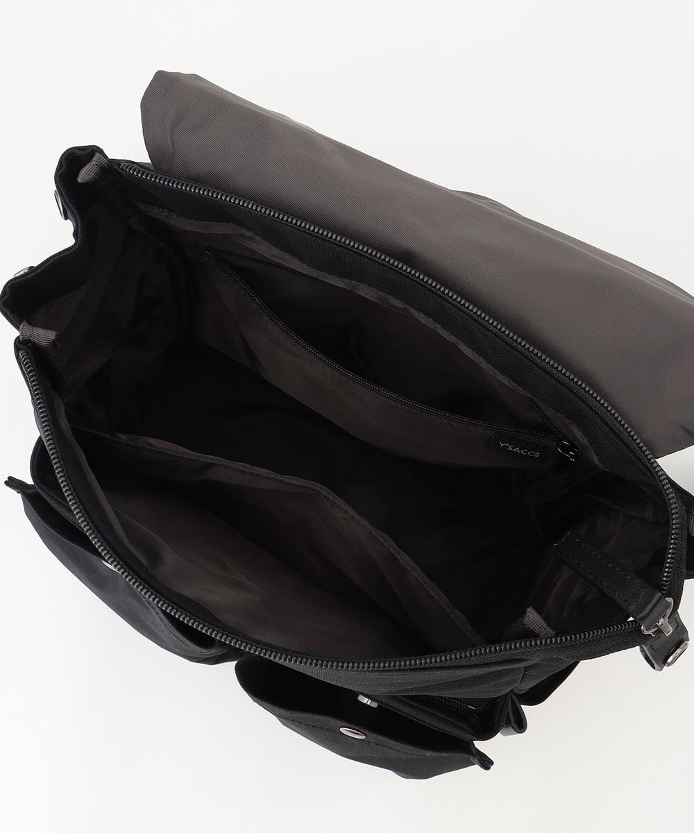 Y'SACCS 【ムック本掲載】クリンクルナイロン　ダブルポケットリュック 