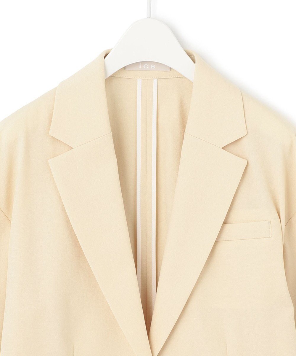 ICB 【洗える】 LooseWeave ショートジャケット 