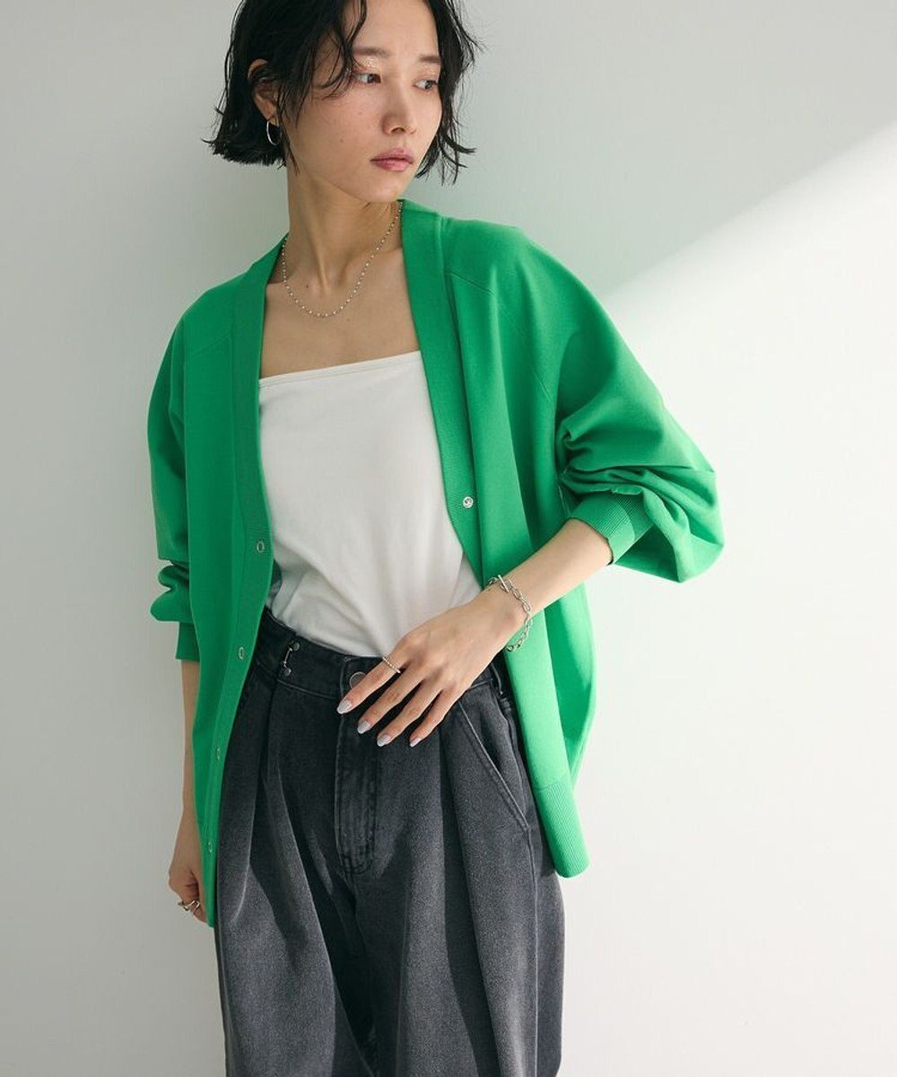 Green Parks スポンディッシュＶネックカーディガン 