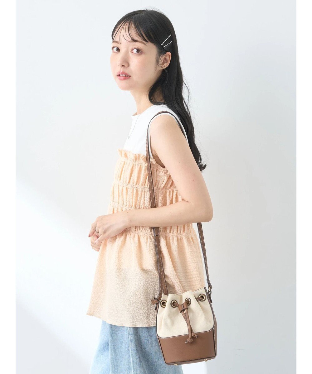 earth music&ecology ドッキングシャーリングプルオーバー 