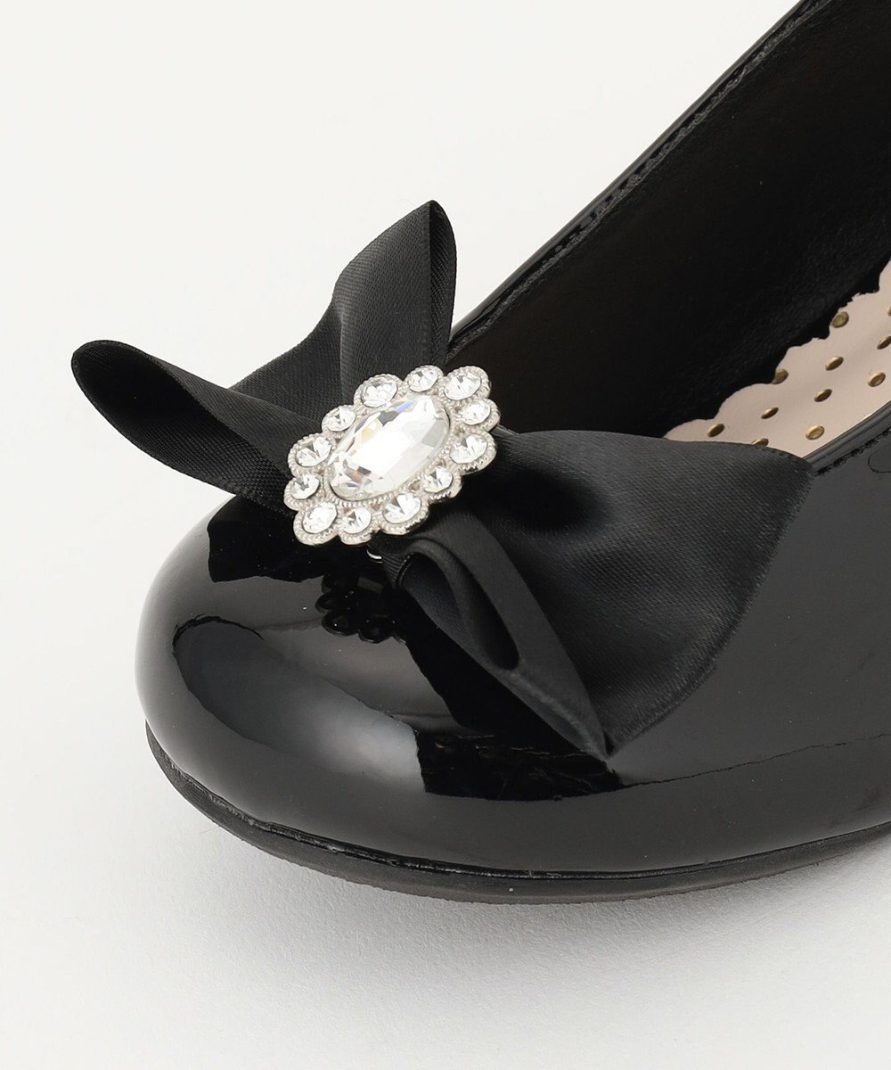 ANY KIDS エナメルヒールパンプス 