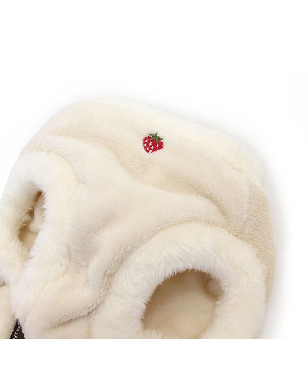 PET PARADISE ペットパラダイス 背中開き ベスト 苺 刺繍 小型犬 