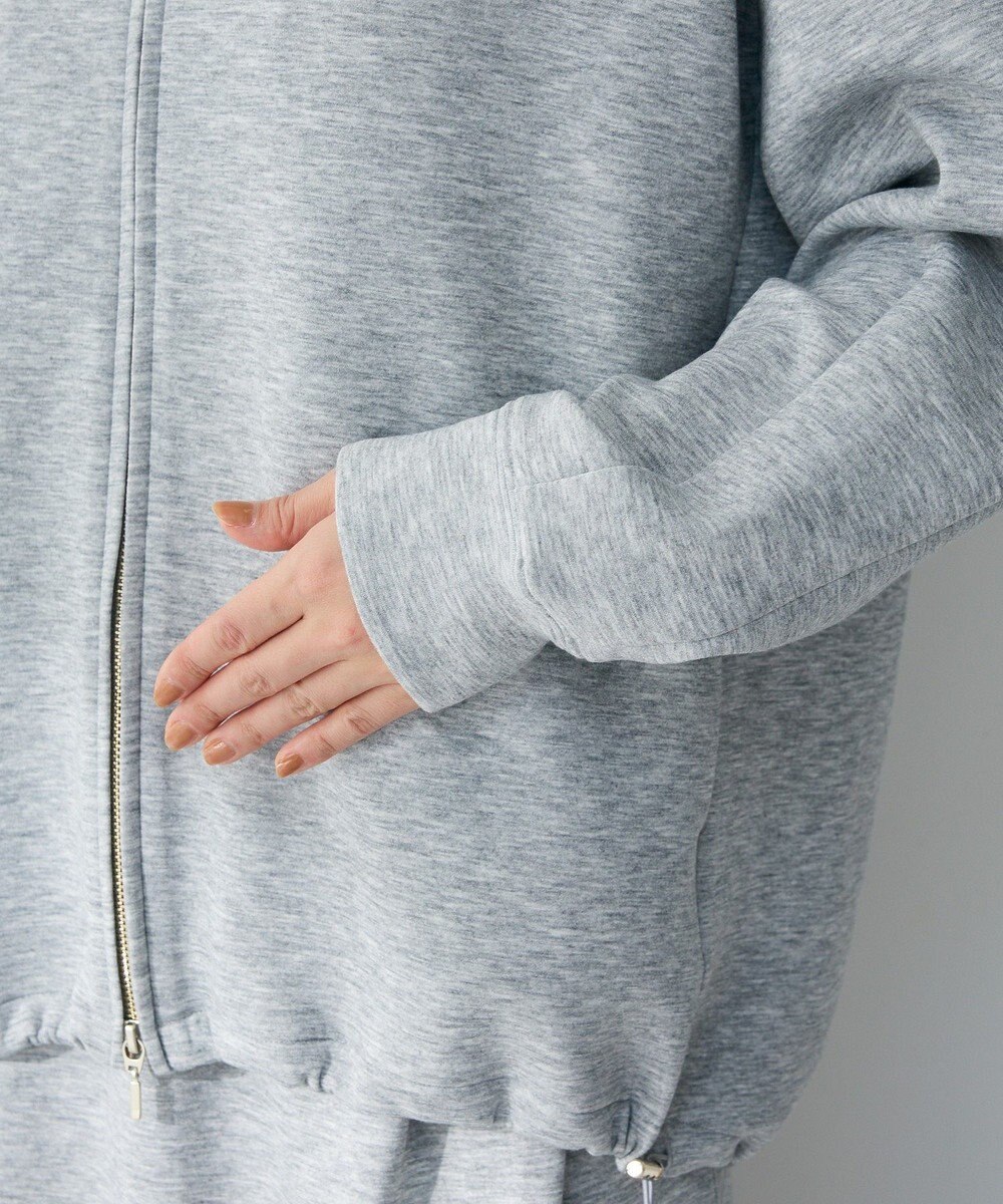 Green Parks ダブルＺＩＰ裾ドロストパーカー 